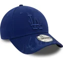 kasketter-buet-bla-justerbar-rem-9forty-flame-fra-los-angeles-dodgers-mlb-af-new-era