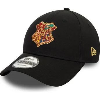 New Era Buet Skygge 9FORTY Harry Potter Hogwarts Sort Justerbar Kasket