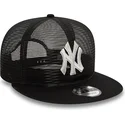 new-era-new-york-yankees-mlb-sort-9fifty-broderet-mesh-flad-trucker-kasket
