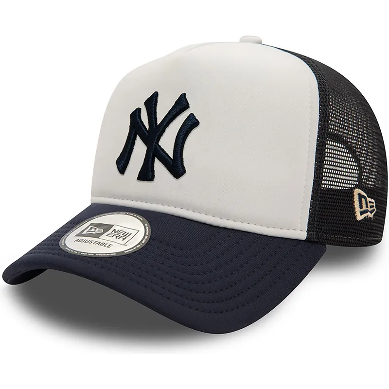 kasketter-buet-marinebla-snapback-a-frame-frame-world-series-fra-new-york-yankees-mlb-af-new-era