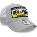 kasketter-buet-gra-snapback-a-frame-license-plate-fra-new-york-ciudades-y-playas-af-new-era