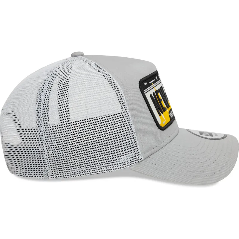 kasketter-buet-gra-snapback-a-frame-license-plate-fra-new-york-ciudades-y-playas-af-new-era kasketter-buet-gra-snapback-a-frame-license-plate-fra-new-york-ciudades-y-playas-af-new-era