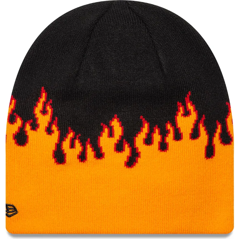 sort-og-orange-skull-knit-flame-hue-fra-new-era