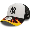 kasketter-buet-hvid-snapback-a-frame-flame-fra-new-york-yankees-mlb-af-new-era