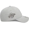 kasketter-buet-gra-justerbar-rem-9forty-flower-icon-fra-los-angeles-dodgers-mlb-af-new-era