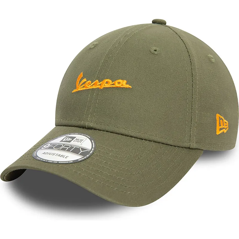 kasketter-buet-gron-justerbar-rem-9forty-seasonal-fra-vespa-piaggio-af-new-era
