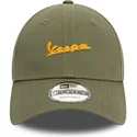 kasketter-buet-gron-justerbar-rem-9forty-seasonal-fra-vespa-piaggio-af-new-era