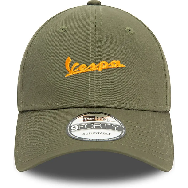 kasketter-buet-gron-justerbar-rem-9forty-seasonal-fra-vespa-piaggio-af-new-era