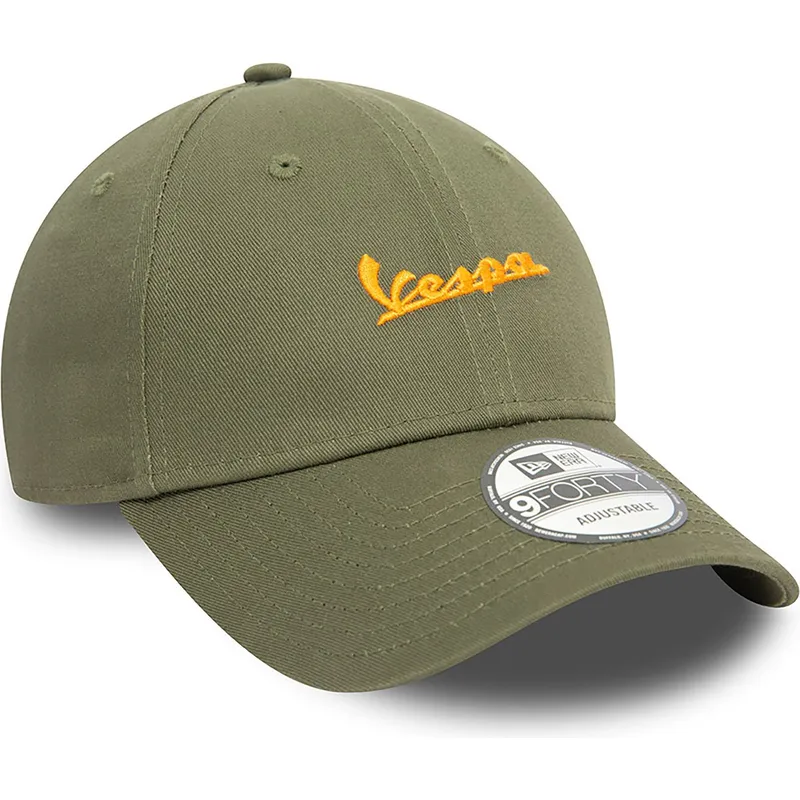 kasketter-buet-gron-justerbar-rem-9forty-seasonal-fra-vespa-piaggio-af-new-era