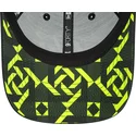 kasketter-buet-sort-justerbar-rem-9forty-geo-undervisor-print-fra-valentino-rossi-vr46-motogp-af-new-era