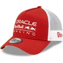 rod-og-hvid-trucker-kasket-a-frame-seasonal-fra-red-bull-racing-formula-1-af-new-era