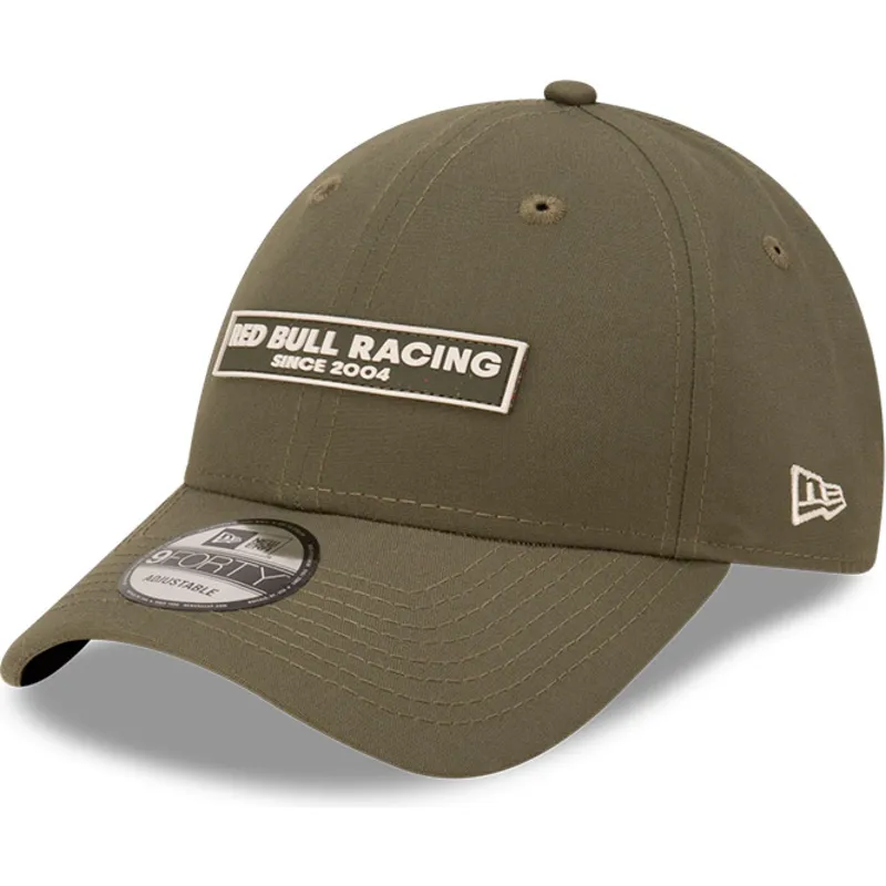 gron-justerbar-kurvet-kasket-9forty-repreve-wordmark-fra-red-bull-racing-formula-1-fra-new-era