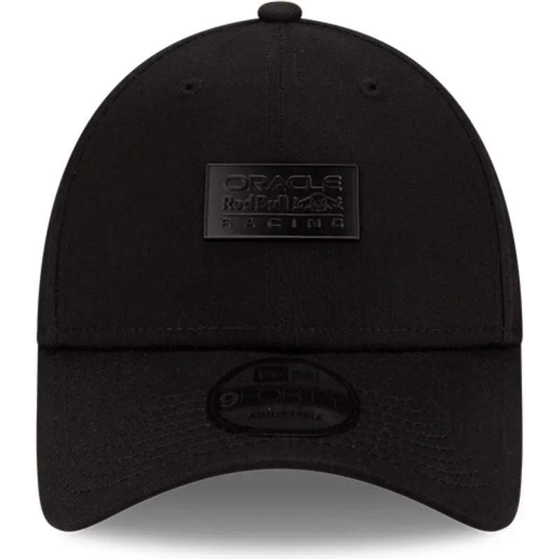 sort-justerbar-kurvet-kasket-9forty-matte-metal-fra-red-bull-racing-formula-1-fra-new-era