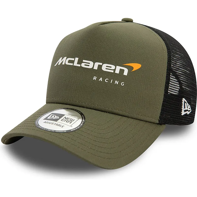 kasketter-buet-gron-snapback-a-frame-seasonal-fra-mclaren-racing-formula-1-af-new-era