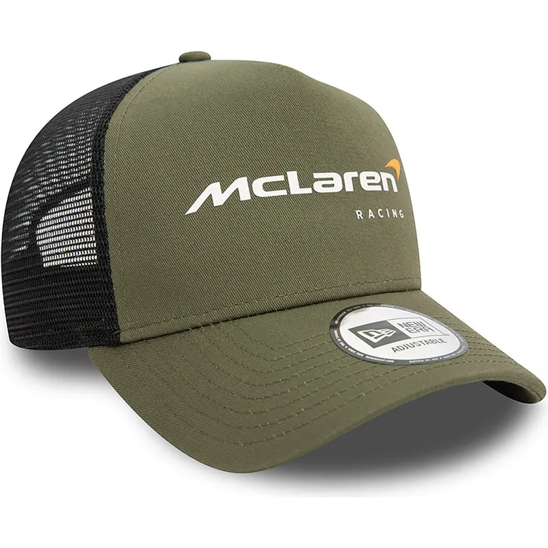 kasketter-buet-gron-snapback-a-frame-seasonal-fra-mclaren-racing-formula-1-af-new-era