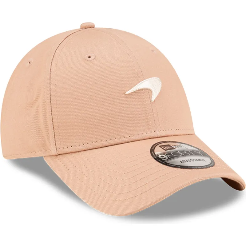 kasketter-buet-beige-justerbar-rem-9forty-seasonal-fra-mclaren-racing-formula-1-af-new-era