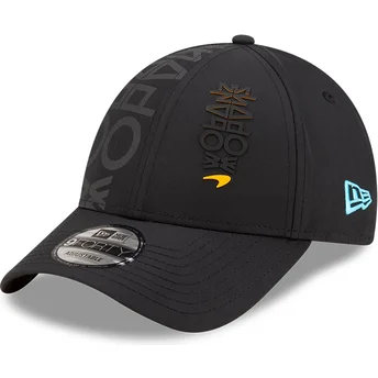 New Era Buet Skyggekant 9FORTY Shadow McLaren Racing Formel 1 Sort Justerbar Kasket