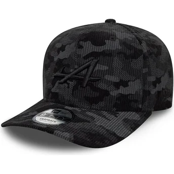 New Era buet skygge 9FIFTY Camo Cord Alpine F1 Team Formel 1 Sort Snapback Cap