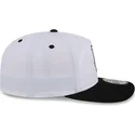 hvid-og-sort-buet-kasket-snapback-golfer-chrome-logo-fra-los-angeles-dodgers-mlb-fra-new-era