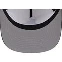 hvid-og-sort-buet-kasket-snapback-golfer-chrome-logo-fra-los-angeles-dodgers-mlb-fra-new-era