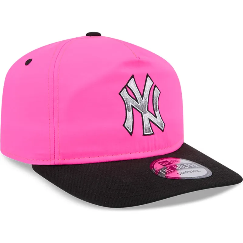 new-york-yankees-mlb-new-era-kromlogo-pink-og-sort-snapback-golfer-kasket