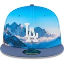 los-angeles-dodgers-mlb-new-era-59fifty-fotorealistisk-bla-flad-kasket
