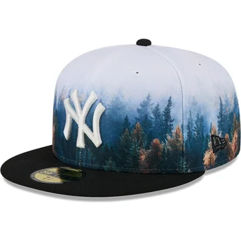 New Era Flad skygge 59FIFTY Photoreal New York Yankees MLB Sort Fitted Kasket