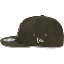 gron-justerbar-flad-kasket-9fifty-waxed-canvas-fra-new-york-yankees-mlb-fra-new-era
