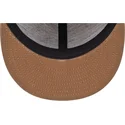 brun-justerbar-flad-kasket-9fifty-waxed-canvas-fra-new-york-yankees-mlb-fra-new-era