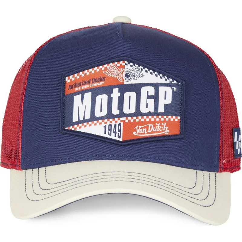 trucker-kasket-marinebla-og-rod-moto-gp2-motogp-fra-von-dutch