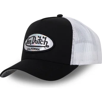 Von Dutch PASTEL BLK sort og hvid trucker hat