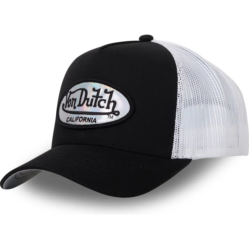 von-dutch-pastel-blk-sort-og-hvid-trucker-kasket