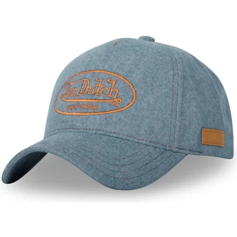 Von Dutch Curved Brim JEA01 Blå Snapback Kasket