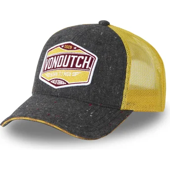 Von Dutch MIXGREY02 Grå og Gul Trucker Hat