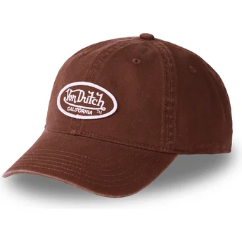 Von Dutch Buet Brim LOG COF Brun Justerbar Kasket