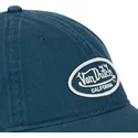 von-dutch-curved-brim-log-mid-blue-adjustable-cap