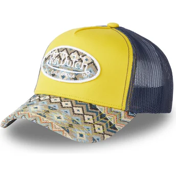 Von Dutch ETH02 Gul og Marineblå Trucker Hat