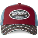 rod-og-bla-trucker-kasket-eth03-fra-von-dutch