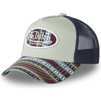 Von Dutch ETH04 grøn og blå trucker-kasket