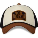 von-dutch-vint01-brun-og-sort-buet-snapback-kasket