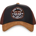 von-dutch-vint03-sort-og-brun-buet-snapback-kasket
