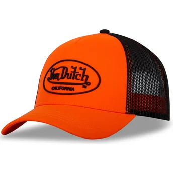 Von Dutch FLU O Orange og Sort Trucker Hat