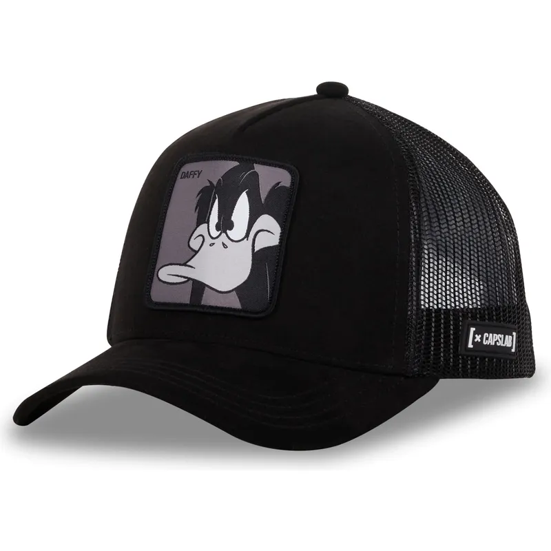 sort-trucker-kasket-daffy-duck-loo10-duc-looney-tunes-fra-capslab
