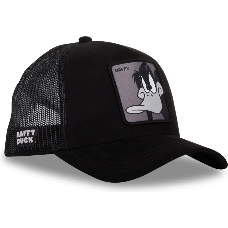 sort-trucker-kasket-daffy-duck-loo10-duc-looney-tunes-fra-capslab