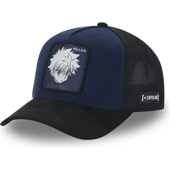 Capslab Killua Zoldyck HU5 Hunter x Hunter Navyblå og Sort Trucker Hat