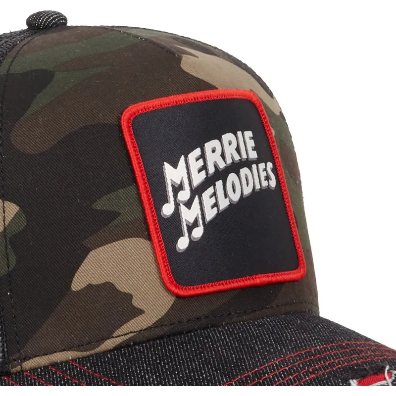 trucker-kasket-camouflage-og-sort-merry-melodies-loo10-fol-looney-tunes-fra-capslab