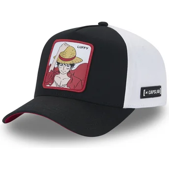 Capslab buet skygge Monkey D. Luffy OP4 HAT One Piece sort og hvid Snapback kasket