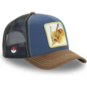 trucker-kasket-marinebla-og-brun-pikachu-pkm5-pik-pokemon-fra-capslab