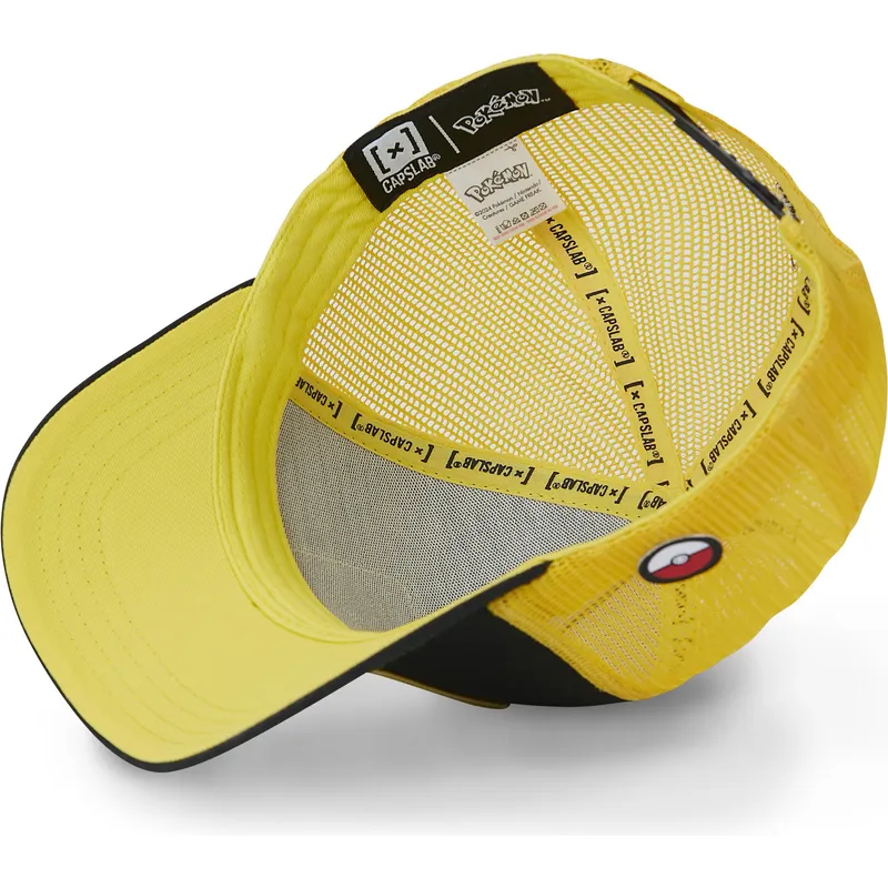 sort-og-gul-trucker-kasket-pikachu-pmk5-thu-pokemon-fra-capslab