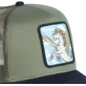 kasketter-buet-gron-snapback-pegasus-beasts-af-capslab